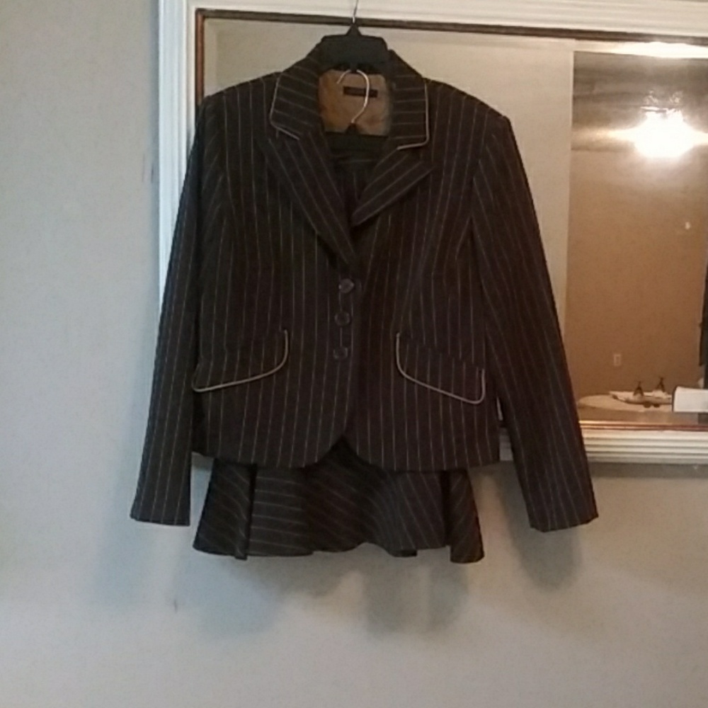 2 Piece Pinstripe Suit